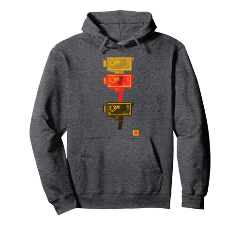 Kodak M7 Movie Camera Art Hoodie - Minimalist Print for Adults - T-Shirt, Sweatshirt, Hoodie