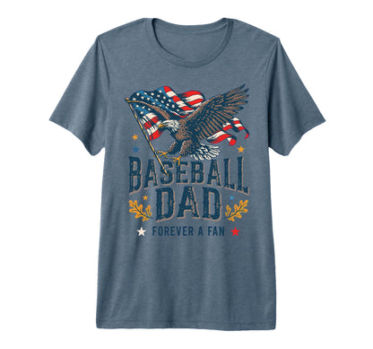 Baseball Dad Forever Fan Proud T-Shirt - Trendy Graphic for Adults - T-Shirt, Sweatshirt, Hoodie