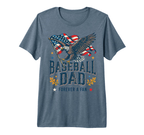 Baseball Dad Forever Fan Proud T-Shirt - Trendy Graphic for Adults - T-Shirt, Sweatshirt, Hoodie