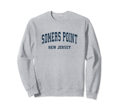 Somers Point New Jersey Nj Varsity Sweatshirt - Graphic Print Unisex - T-Shirt, Sweatshirt, Hoodie