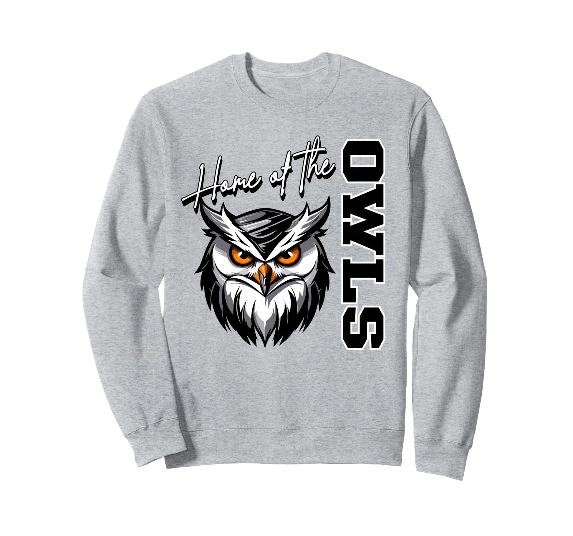 Home Owls Mascot Game Day Sweatshirt - Casual Everyday Wear Men Women - T-Shirt, Sweatshirt, Hoodie