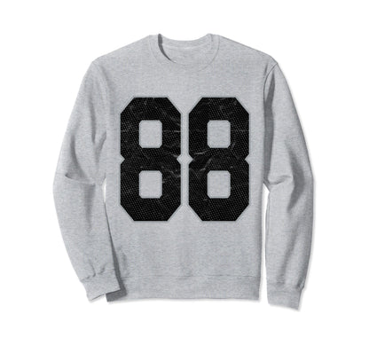 Number 88 Numbered Uniform Sweatshirt - Casual Everyday Wear for Adults - T-Shirt, Sweatshirt, Hoodie