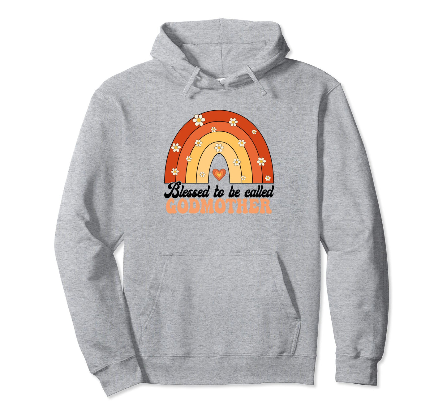 Blessed To Be Called Godmother Groovy Hoodie - Streetwear Style Men Women - T-Shirt, Sweatshirt, Hoodie