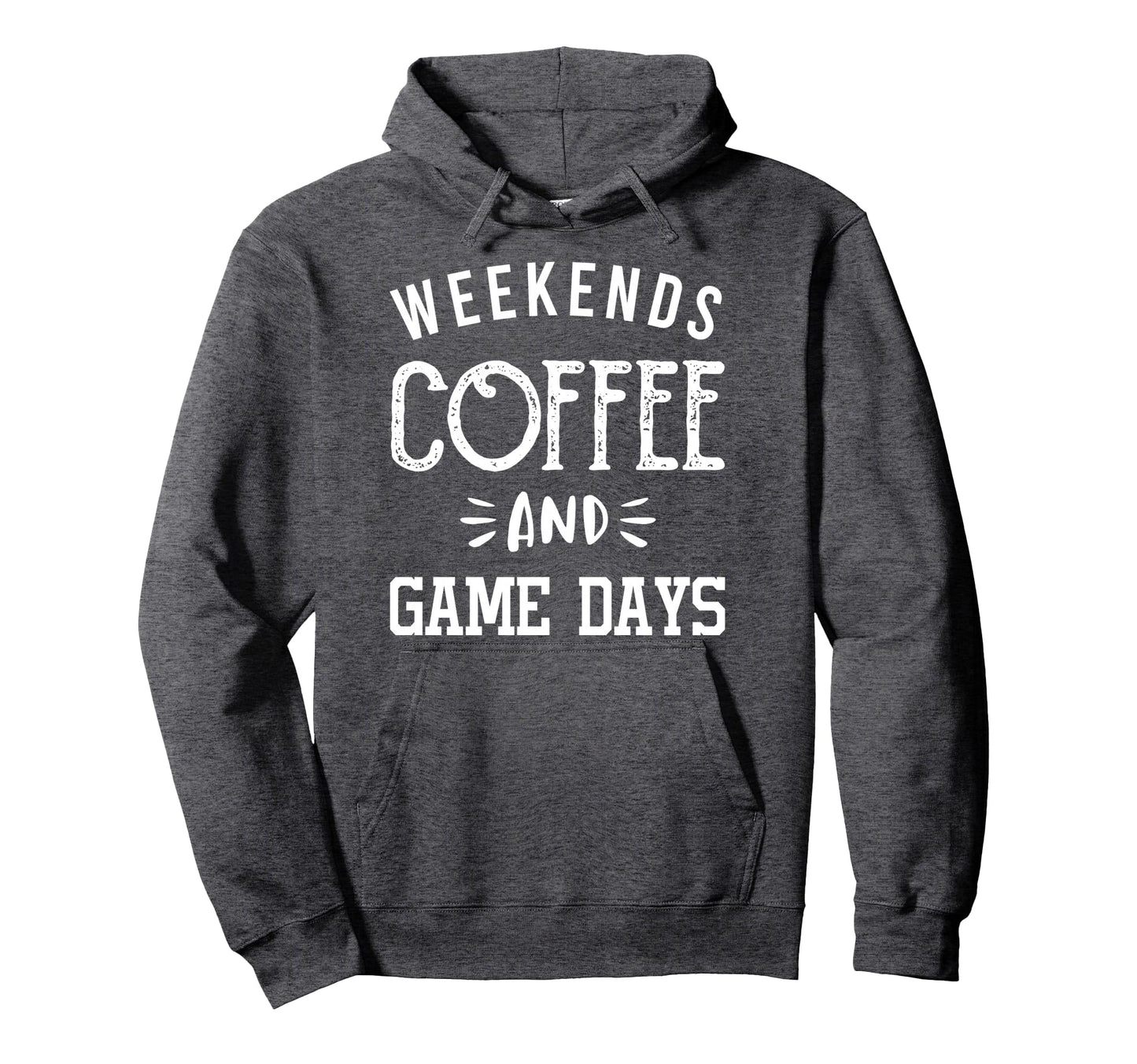 Weekends Coffee And Game Days Baseball Hoodie - Trendy Graphic Unisex - T-Shirt, Sweatshirt, Hoodie