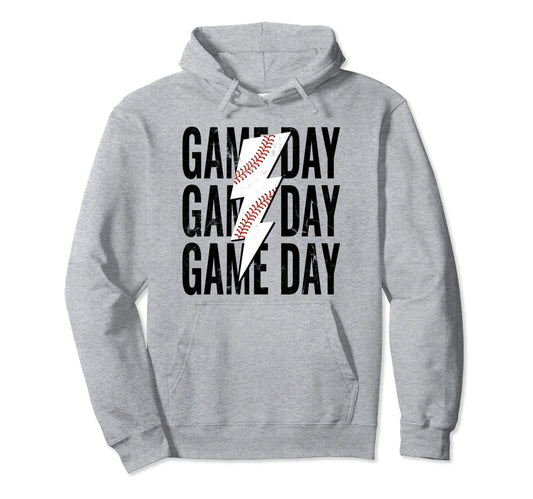Womens Baseball Mom Leopard Game Day Hoodie - Fun Novelty Design Unisex - T-Shirt, Sweatshirt, Hoodie