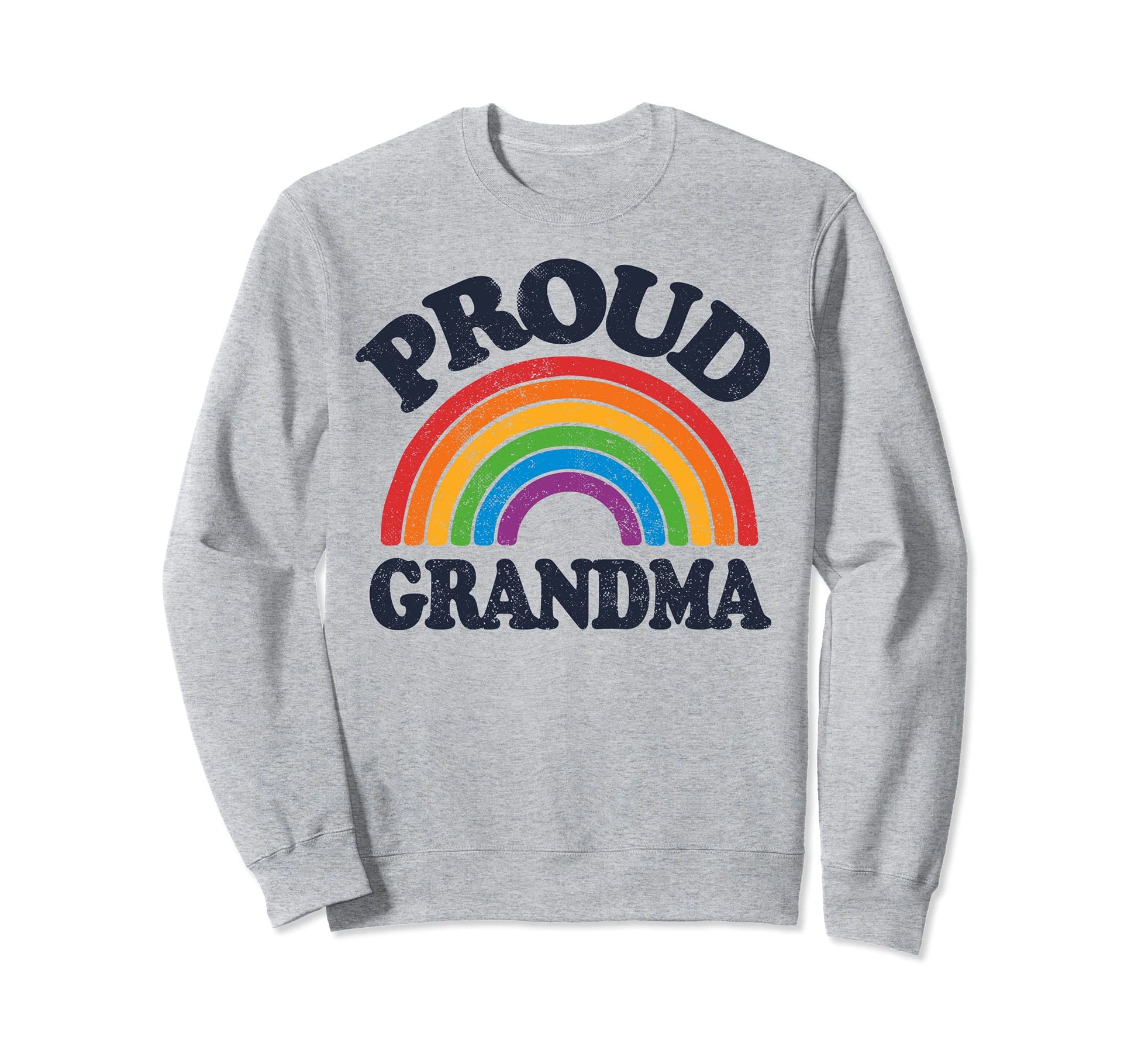 Lgbtq Proud Grandma Gay Pride Sweatshirt - Aesthetic Graphic Men Women - T-Shirt, Sweatshirt, Hoodie