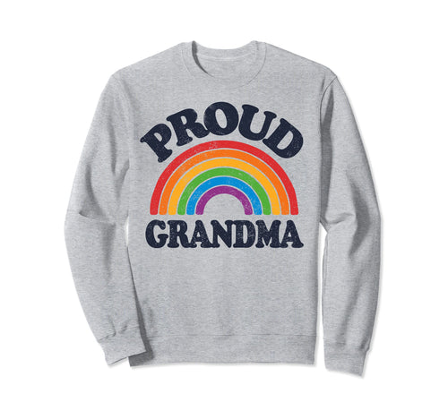 Lgbtq Proud Grandma Gay Pride Sweatshirt - Aesthetic Graphic Men Women - T-Shirt, Sweatshirt, Hoodie
