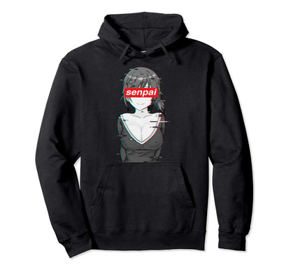 Japanese Vaporwave Notice Me Senpai Hoodie - Aesthetic Graphic Unisex - T-Shirt, Sweatshirt, Hoodie