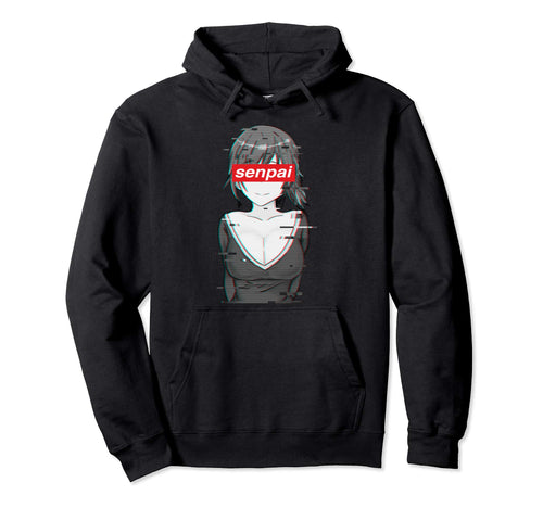 Japanese Vaporwave Notice Me Senpai Hoodie - Aesthetic Graphic Unisex - T-Shirt, Sweatshirt, Hoodie