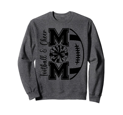 Football Cheer Mom Cheerleader Game Sweatshirt - Graphic Print for Adults - T-Shirt, Sweatshirt, Hoodie