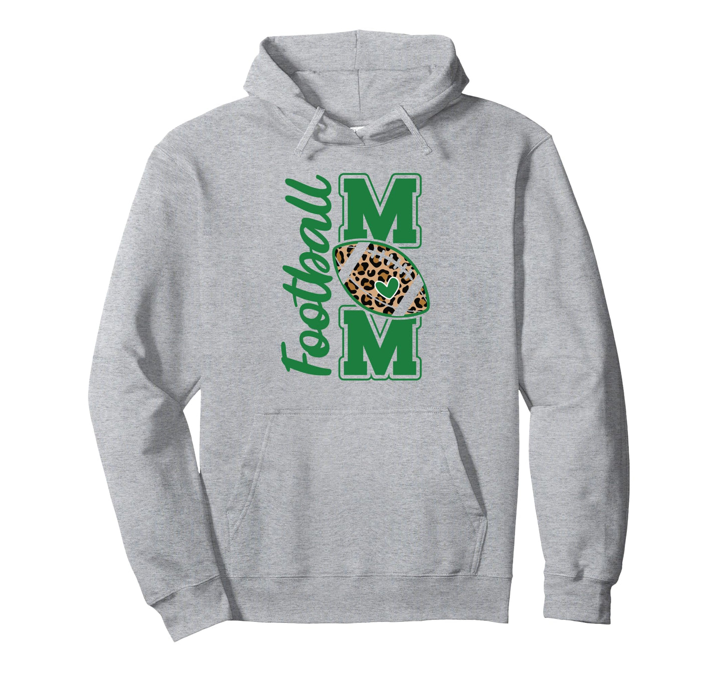 Game Day Leopard White And Green High Hoodie - Custom Art Print Unisex - T-Shirt, Sweatshirt, Hoodie