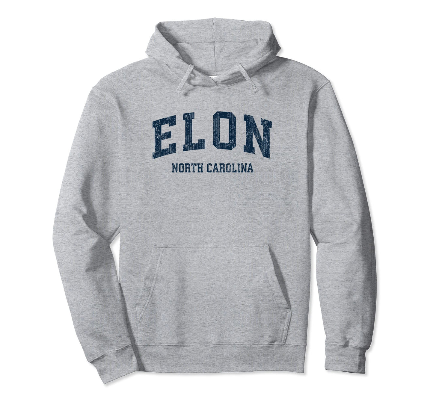 Elon North Carolina Nc Varsity Sports Hoodie - Aesthetic Graphic Men Women - T-Shirt, Sweatshirt, Hoodie