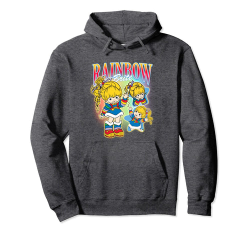 Rainbow Brite Happy Brite Chest Hoodie - Unique Graphic for Adults - T-Shirt, Sweatshirt, Hoodie