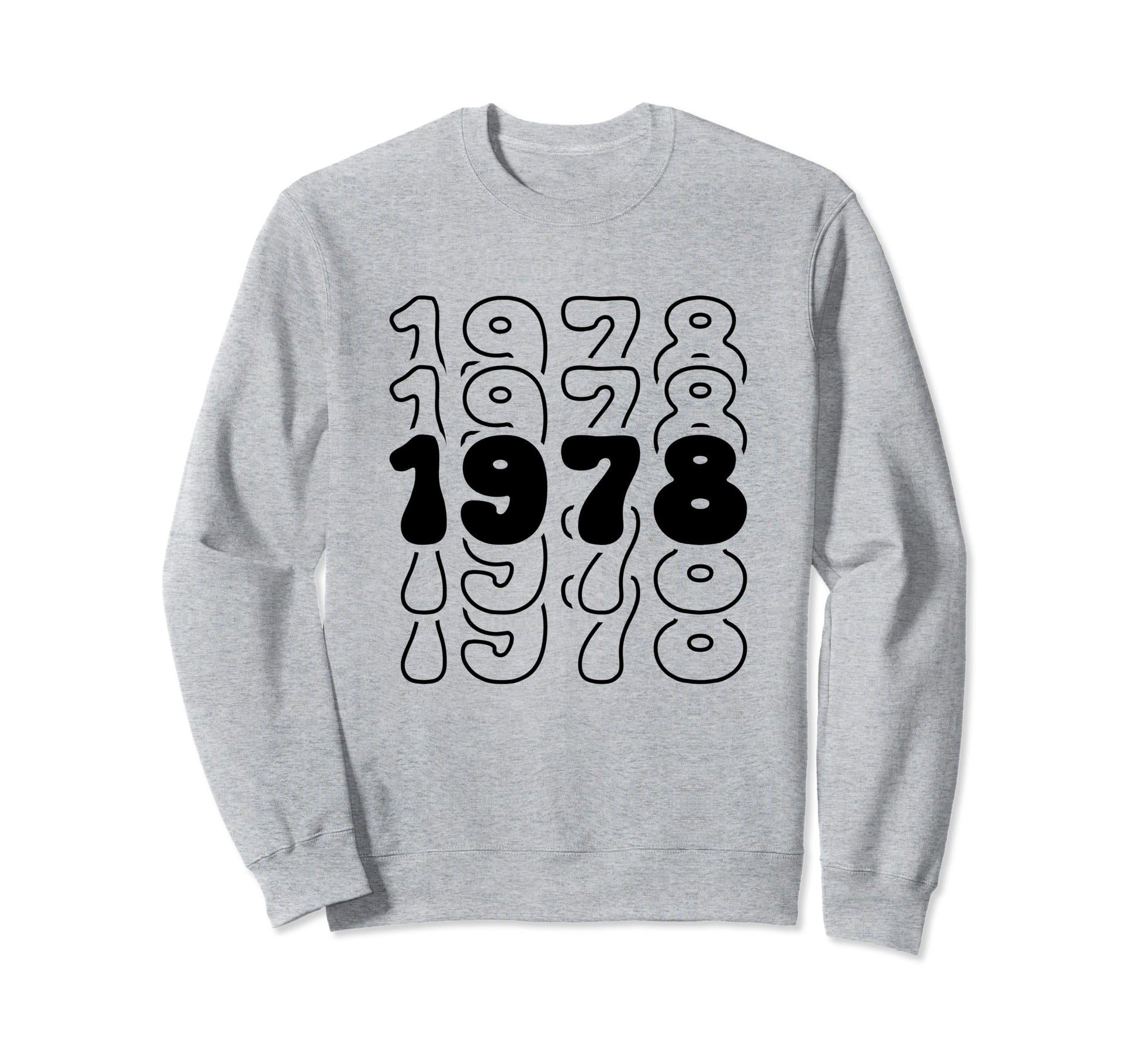 46 Year Old Groovy 46Th Birthday Sweatshirt - Minimalist Print Men Women - T-Shirt, Sweatshirt, Hoodie
