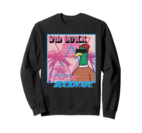 Vaporwave Aesthetic 90S Sad Quack Sweatshirt - Custom Art Print Unisex - T-Shirt, Sweatshirt, Hoodie