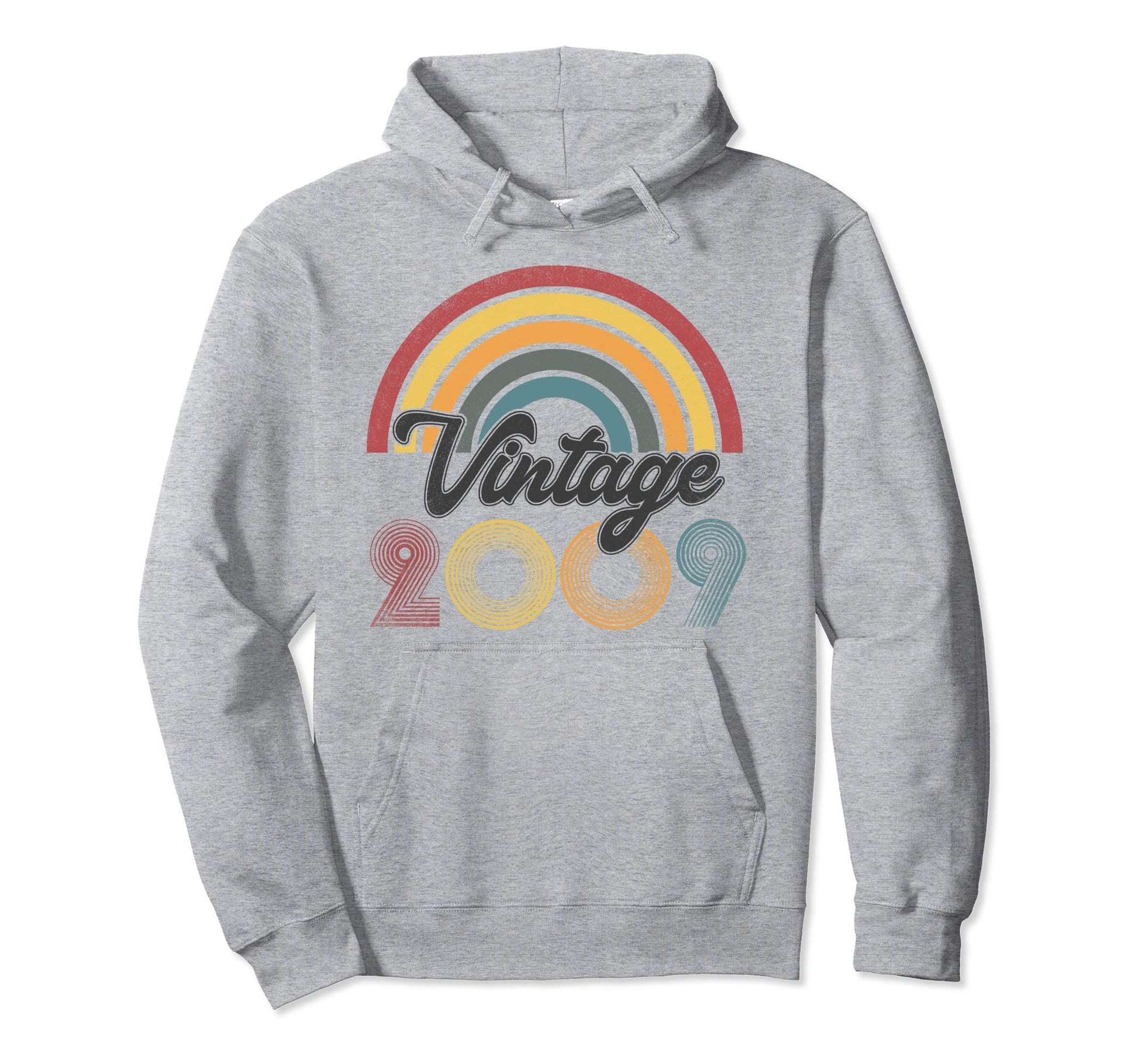 12Th Birthday Gifts 2009 Rainbow Hoodie - Unique Graphic Unisex - T-Shirt, Sweatshirt, Hoodie