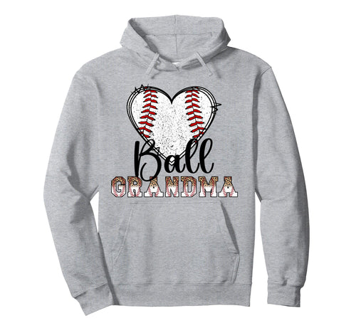 Ball Grandma Baseball Grandma Baseball Hoodie - Trendy Graphic Unisex - T-Shirt, Sweatshirt, Hoodie