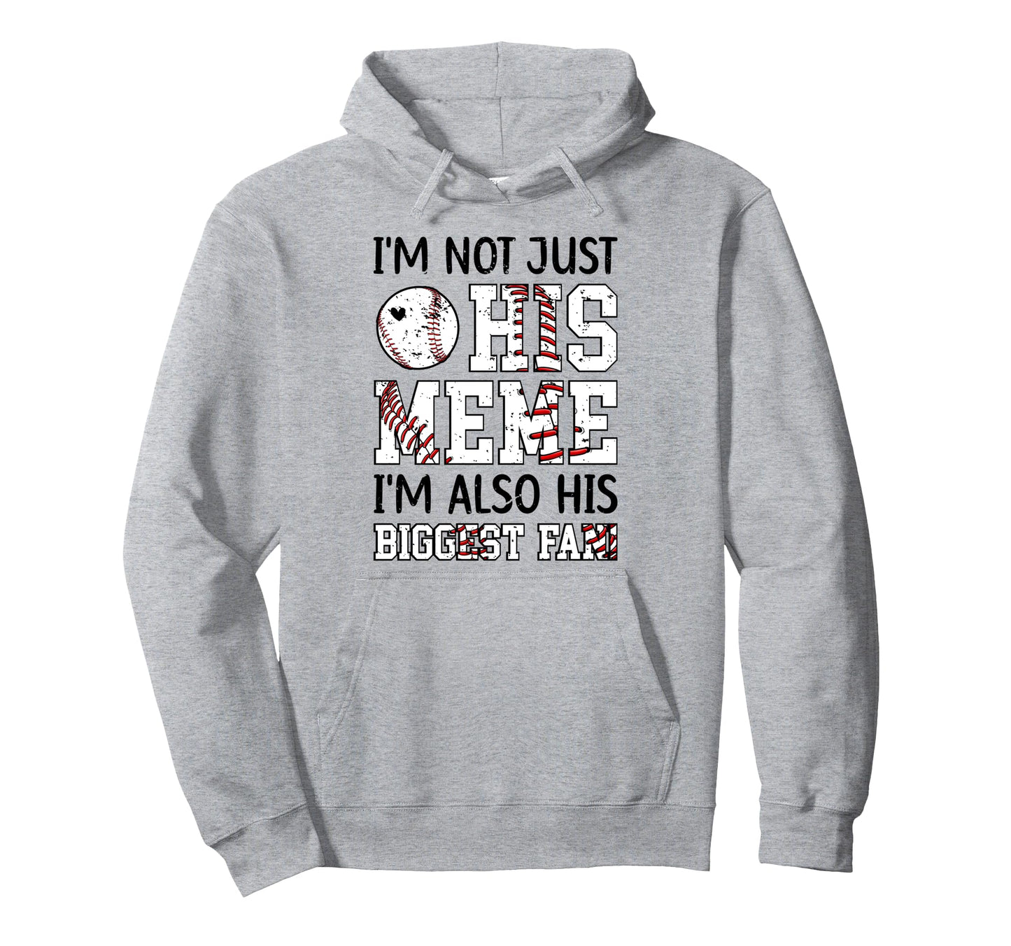 His Biggest Fan Baseball Meme Hoodie - Custom Art Print for Adults - T-Shirt, Sweatshirt, Hoodie