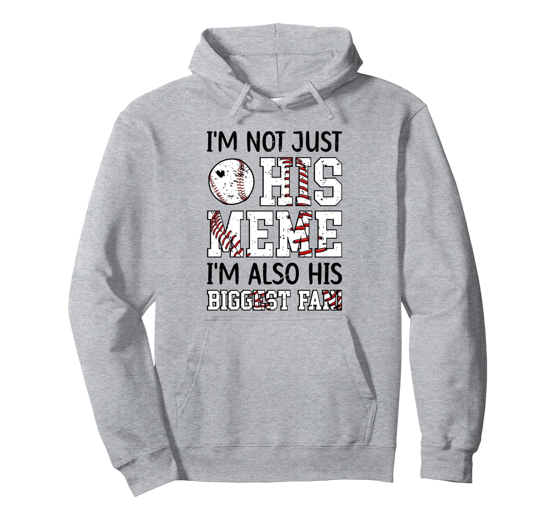 His Biggest Fan Baseball Meme Hoodie - Custom Art Print for Adults - T-Shirt, Sweatshirt, Hoodie