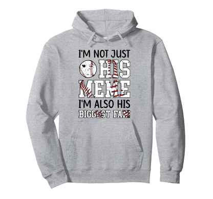 His Biggest Fan Baseball Meme Hoodie - Custom Art Print for Adults - T-Shirt, Sweatshirt, Hoodie