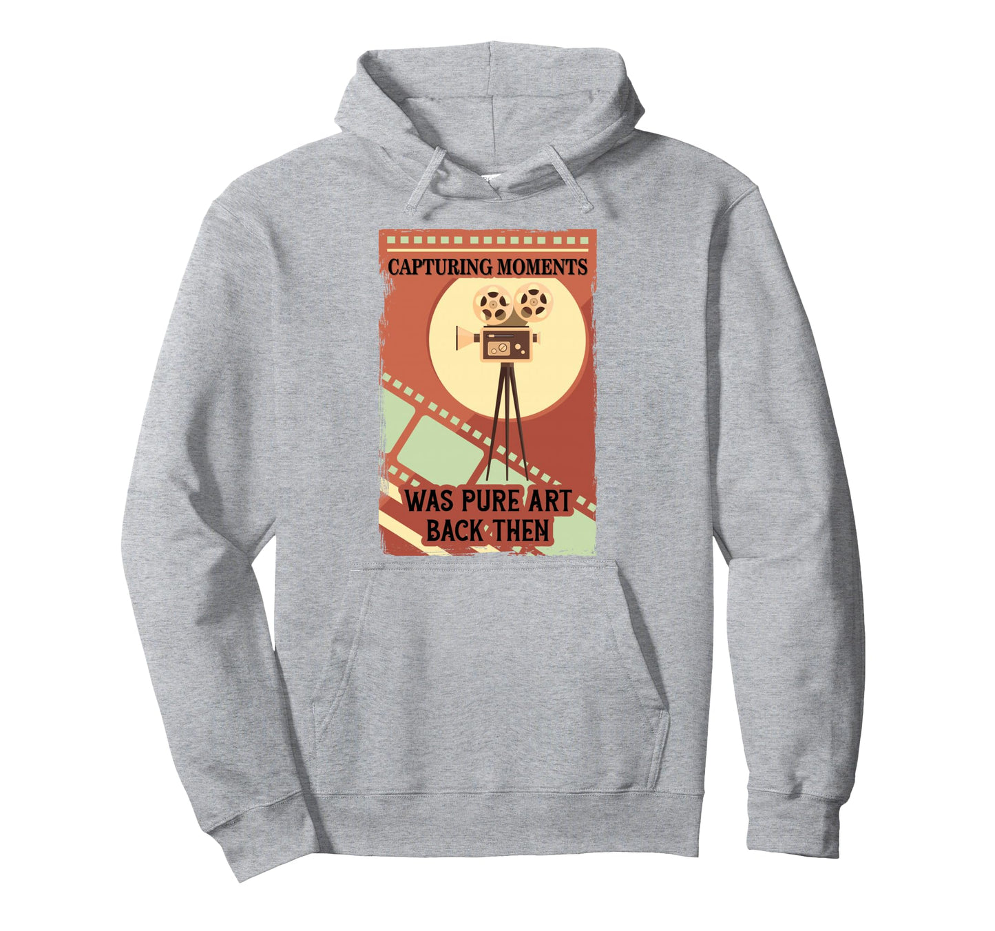 Capturing Moments Was Pure Art Back Hoodie - Aesthetic Graphic for Adults - T-Shirt, Sweatshirt, Hoodie