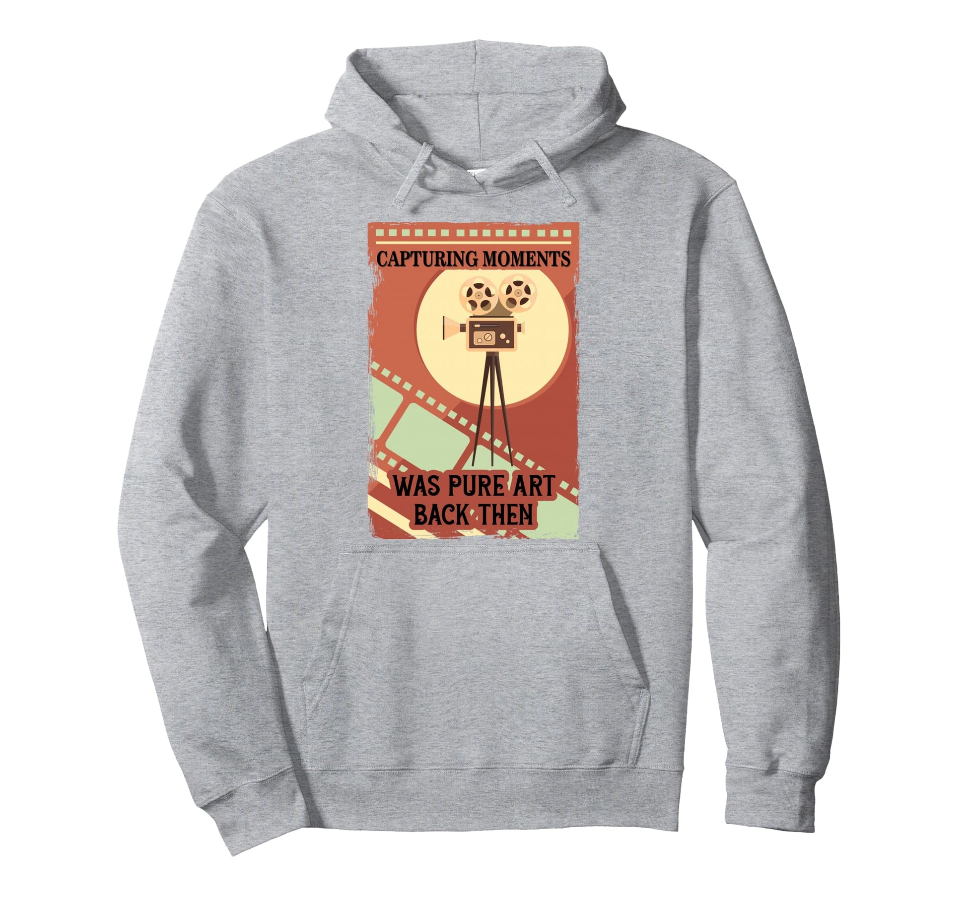 Capturing Moments Was Pure Art Back Hoodie - Aesthetic Graphic for Adults - T-Shirt, Sweatshirt, Hoodie