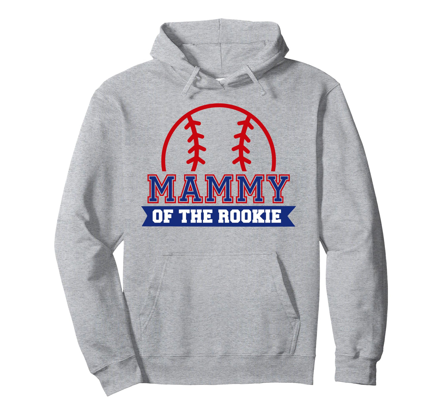 Mammy Rookie 1St Birthday Baseball Hoodie - Casual Everyday Wear Men Women - T-Shirt, Sweatshirt, Hoodie
