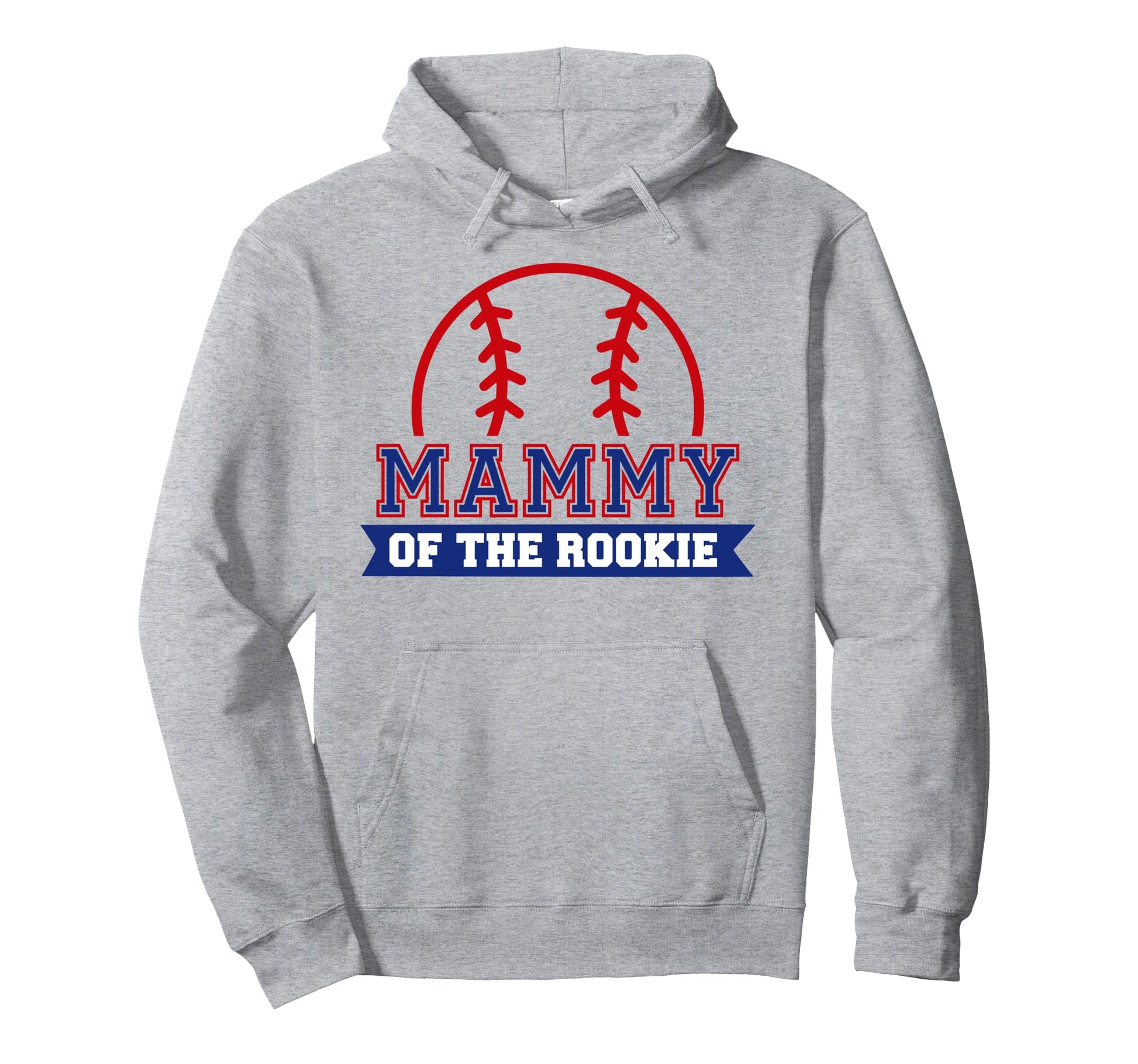 Mammy Rookie 1St Birthday Baseball Hoodie - Casual Everyday Wear Men Women - T-Shirt, Sweatshirt, Hoodie