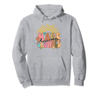 Boho Make Heaven Crowded Religious Hoodie - Unique Graphic for Adults - T-Shirt, Sweatshirt, Hoodie