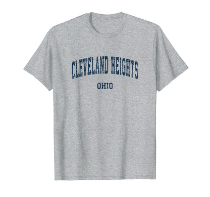 Cleveland Heights Ohio Oh Varsity Sports T-Shirt - Novelty Apparel Unisex - T-Shirt, Sweatshirt, Hoodie
