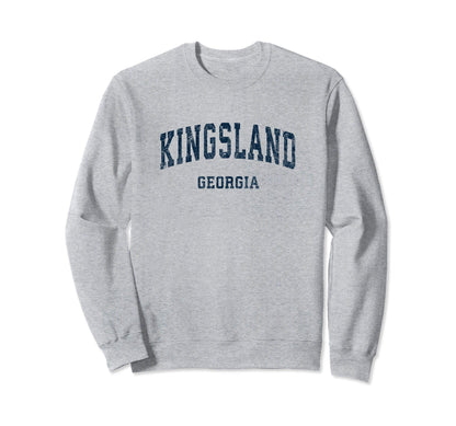 Kingsland Georgia Ga Varsity Sports Sweatshirt - Aesthetic Graphic Unisex - T-Shirt, Sweatshirt, Hoodie