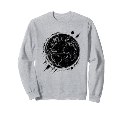 Planet Earth Day Boho Sweatshirt - Aesthetic Graphic Men Women - T-Shirt, Sweatshirt, Hoodie