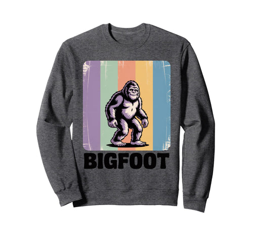 Bigfoot Rainbow Sweatshirt - Streetwear Style for Adults - T-Shirt, Sweatshirt, Hoodie