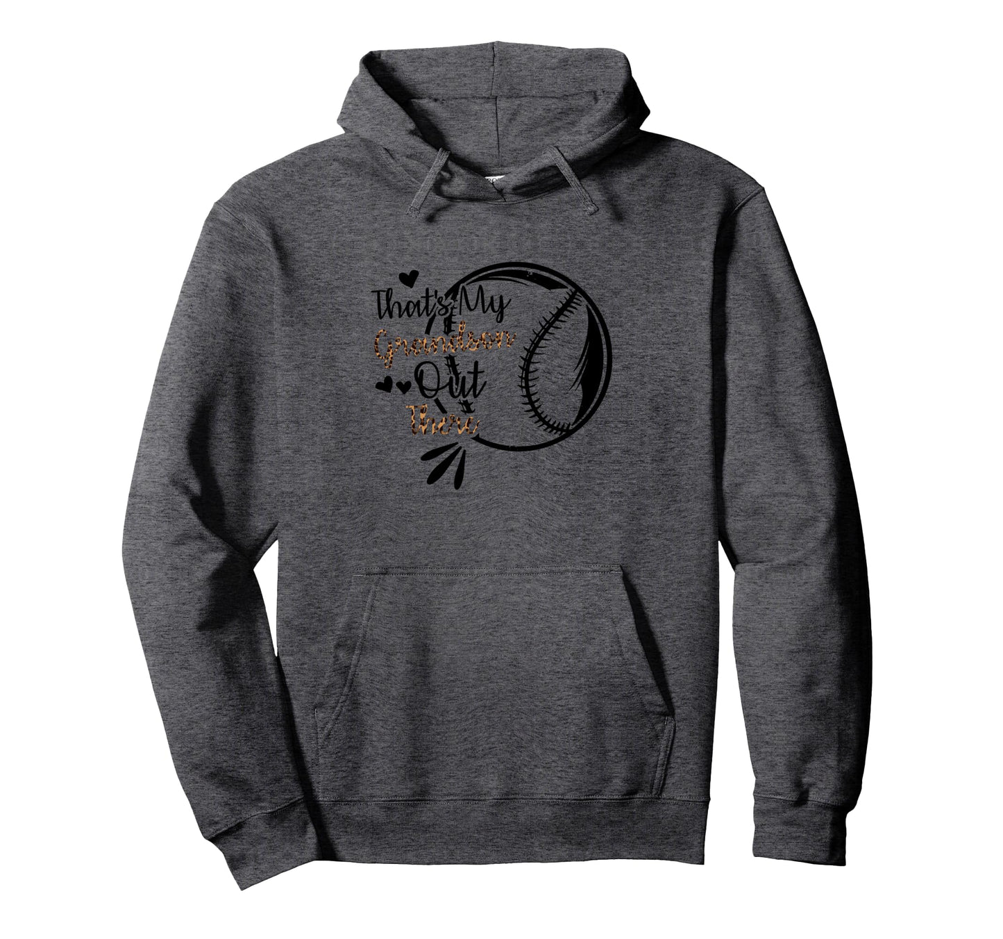 Thats My Grandson Out There Baseball Hoodie - Aesthetic Graphic Unisex - T-Shirt, Sweatshirt, Hoodie