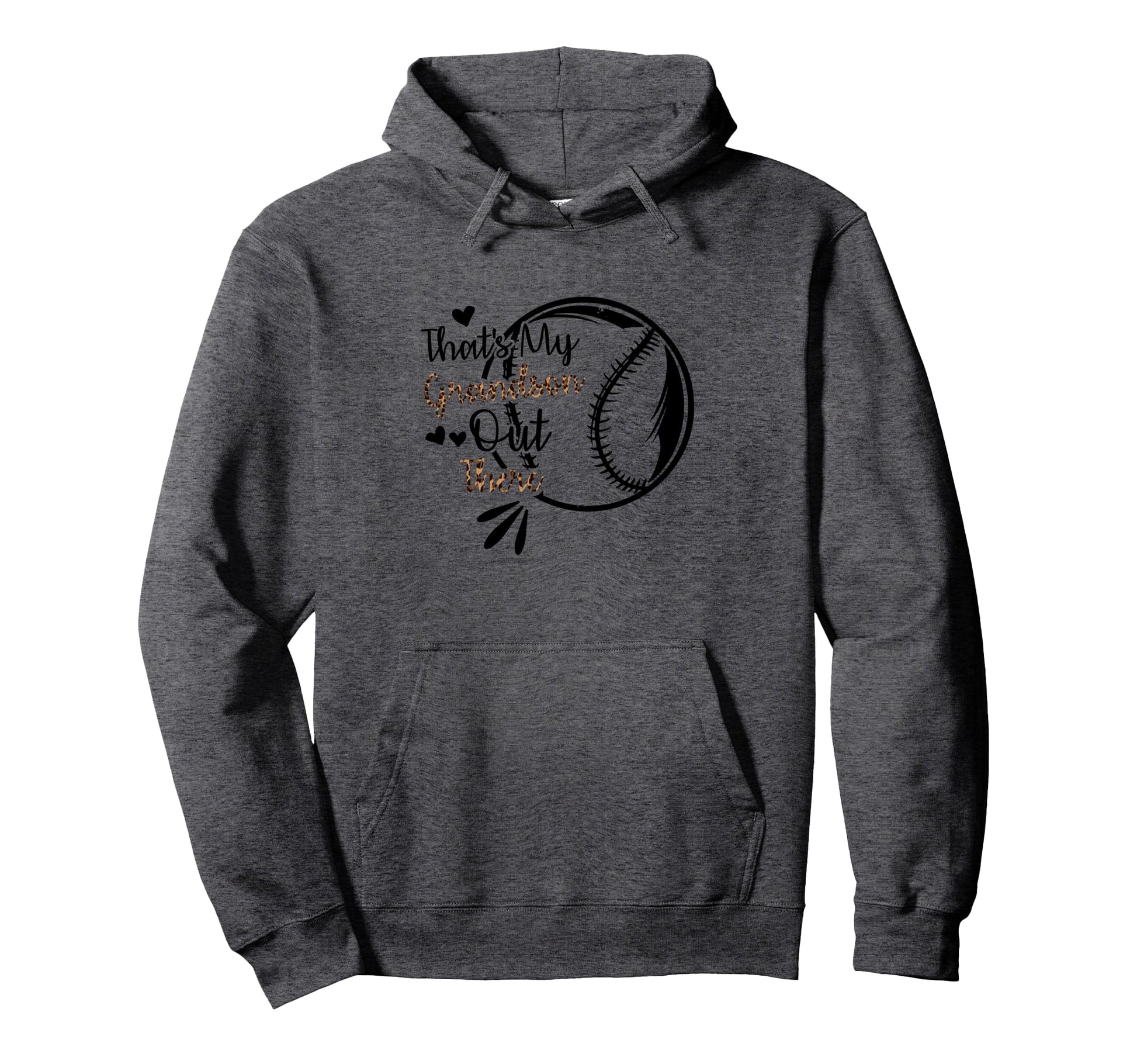 Thats My Grandson Out There Baseball Hoodie - Aesthetic Graphic Unisex - T-Shirt, Sweatshirt, Hoodie