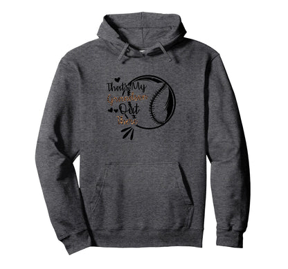 Thats My Grandson Out There Baseball Hoodie - Aesthetic Graphic Unisex - T-Shirt, Sweatshirt, Hoodie