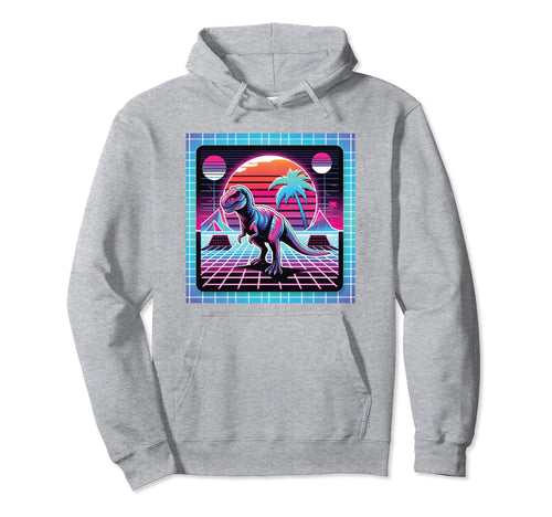 Retrowave Synthwave Aesthetic Hoodie - Custom Art Print for Adults - T-Shirt, Sweatshirt, Hoodie