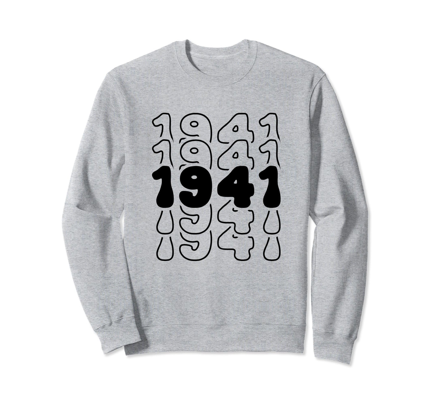 83 Year Old Groovy 83Rd Birthday Sweatshirt - Trendy Graphic Men Women - T-Shirt, Sweatshirt, Hoodie