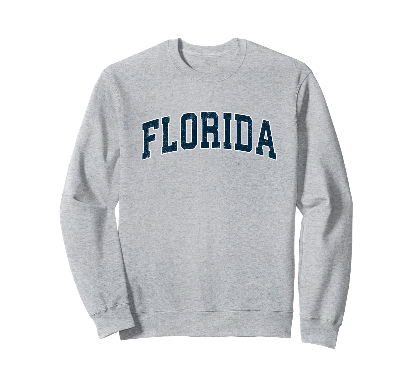 Florida Varsity Sports Navy Text Sweatshirt - Novelty Apparel Men Women - T-Shirt, Sweatshirt, Hoodie