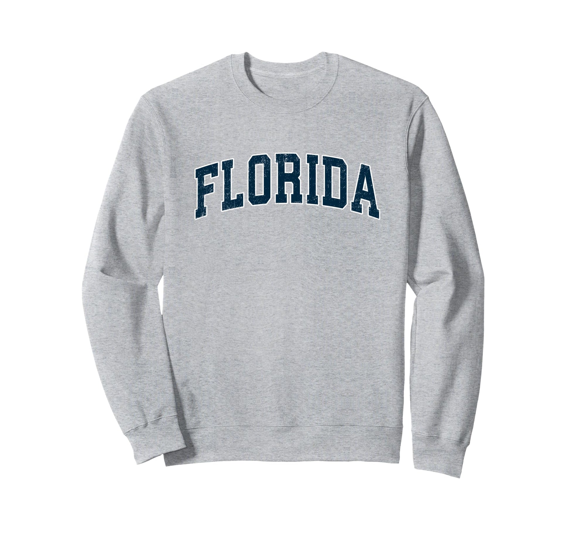Florida Varsity Sports Navy Text Sweatshirt - Novelty Apparel Men Women - T-Shirt, Sweatshirt, Hoodie