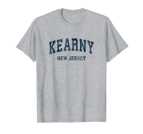 Kearny New Jersey Nj Varsity Sports Navy T-Shirt - Trendy Graphic Unisex - T-Shirt, Sweatshirt, Hoodie
