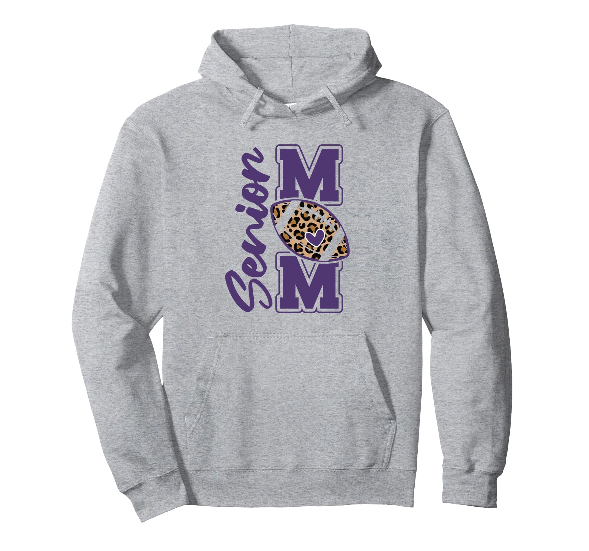 Leopard White And Purple High School Hoodie - Unique Graphic for Adults - T-Shirt, Sweatshirt, Hoodie