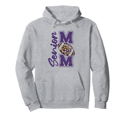 Leopard White And Purple High School Hoodie - Unique Graphic for Adults - T-Shirt, Sweatshirt, Hoodie