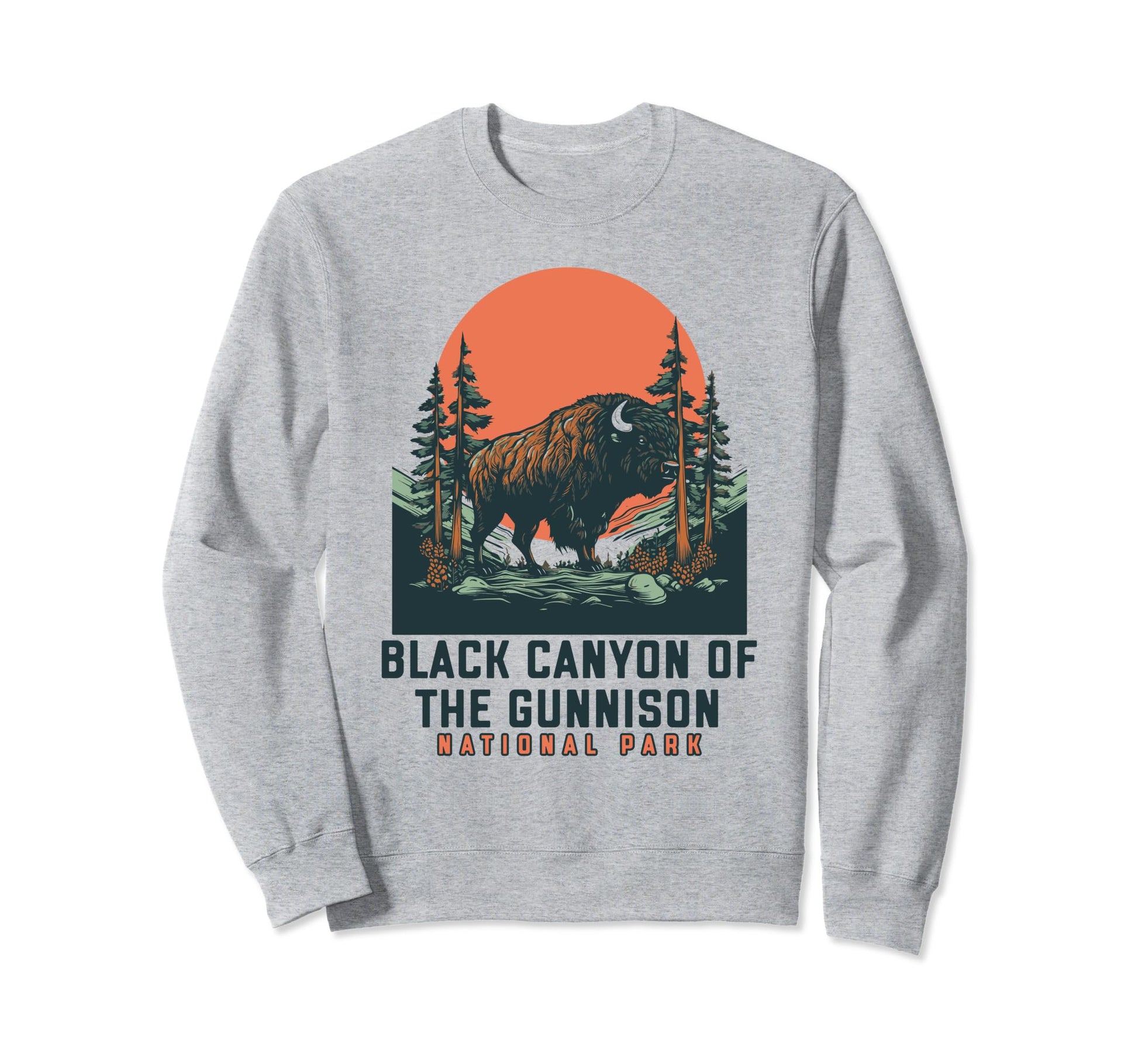 Black Canyon Gunnison National Park Sweatshirt - Novelty Apparel Unisex - T-Shirt, Sweatshirt, Hoodie
