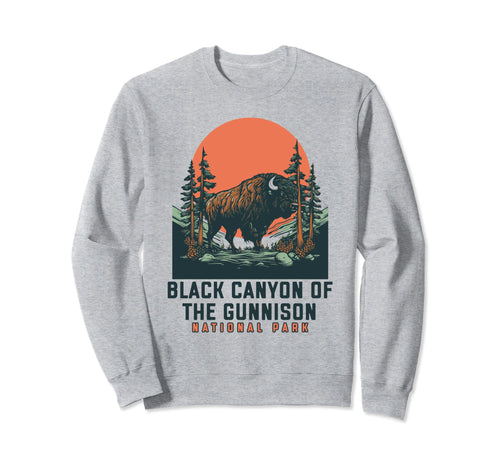 Black Canyon Gunnison National Park Sweatshirt - Novelty Apparel Unisex - T-Shirt, Sweatshirt, Hoodie