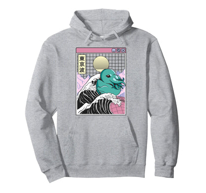 Sea Monster Rubber Duck Kanagawa Wave Hoodie - Streetwear Style Unisex - T-Shirt, Sweatshirt, Hoodie