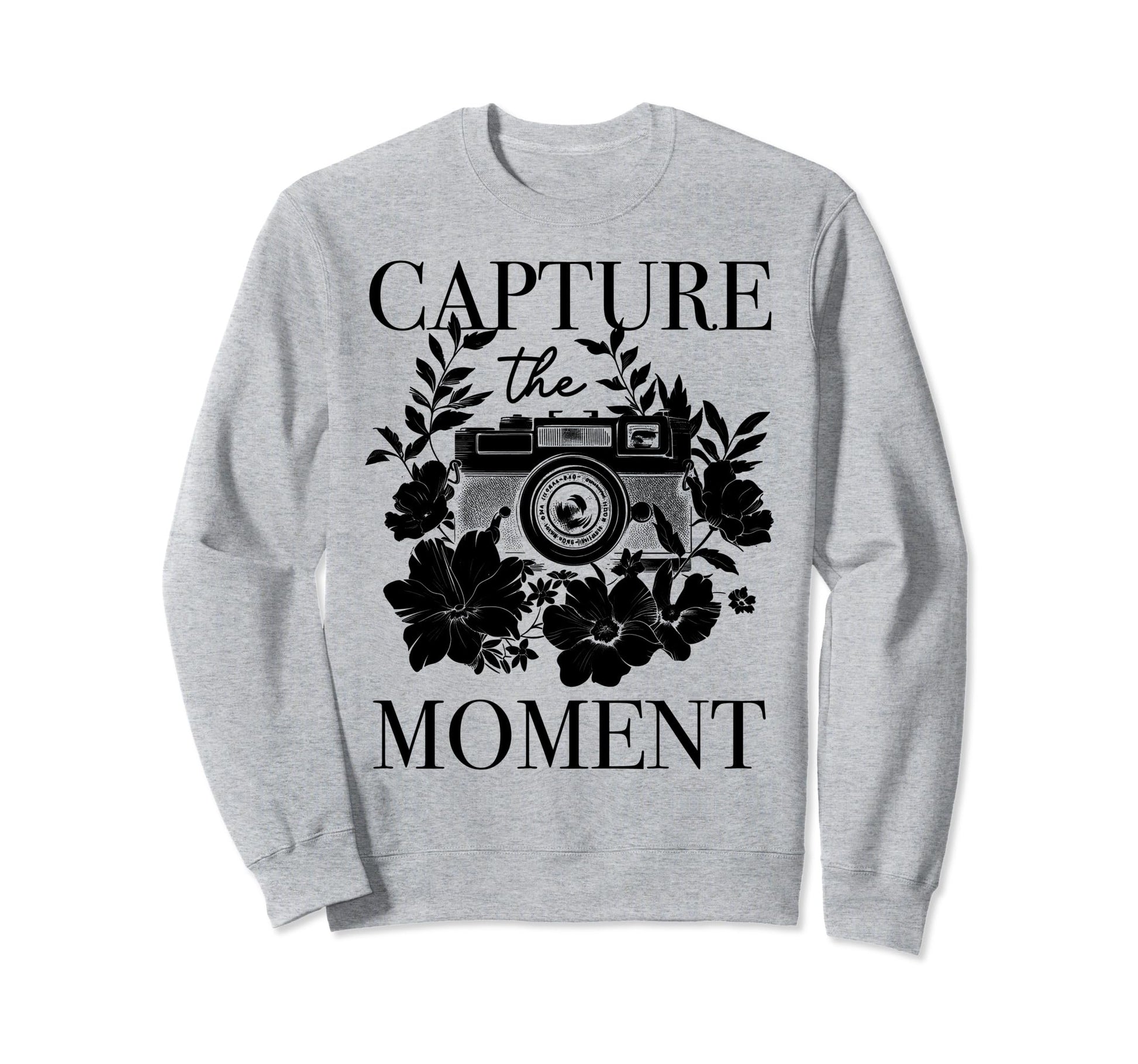 Photographer Capture Moment Camera Sweatshirt - Custom Art Print Men Women - T-Shirt, Sweatshirt, Hoodie