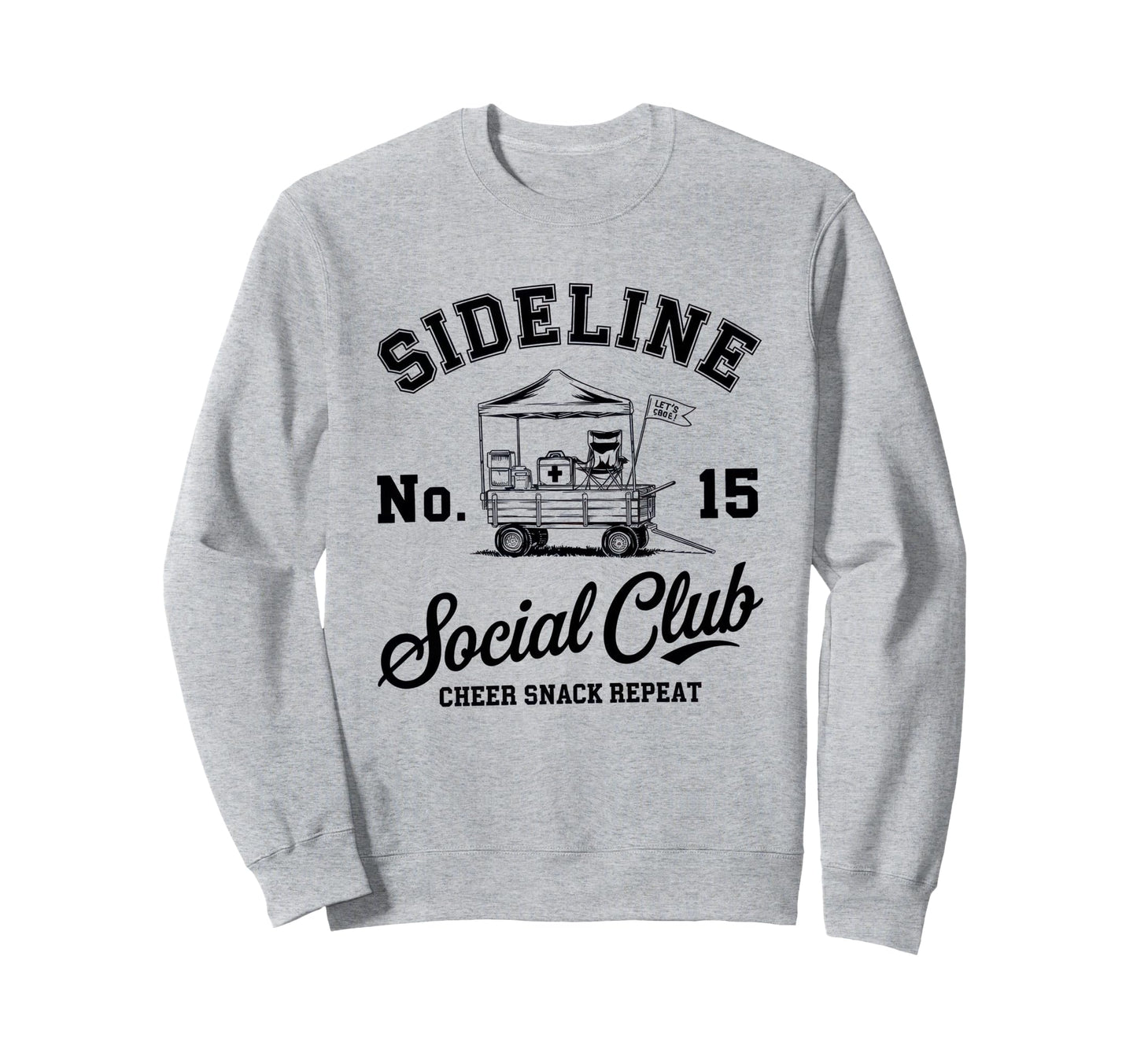 Sideline Social Club Soccer Mom Sweatshirt - Minimalist Print Men Women - T-Shirt, Sweatshirt, Hoodie