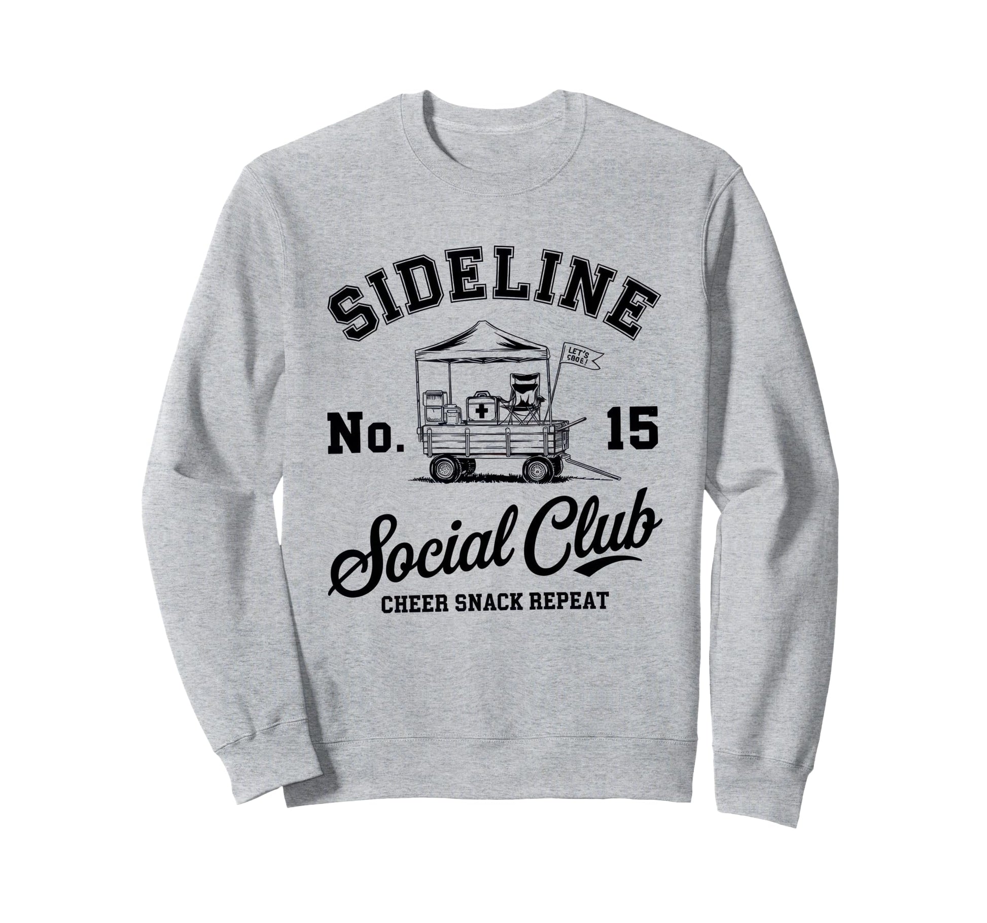 Sideline Social Club Soccer Mom Sweatshirt - Minimalist Print Men Women - T-Shirt, Sweatshirt, Hoodie
