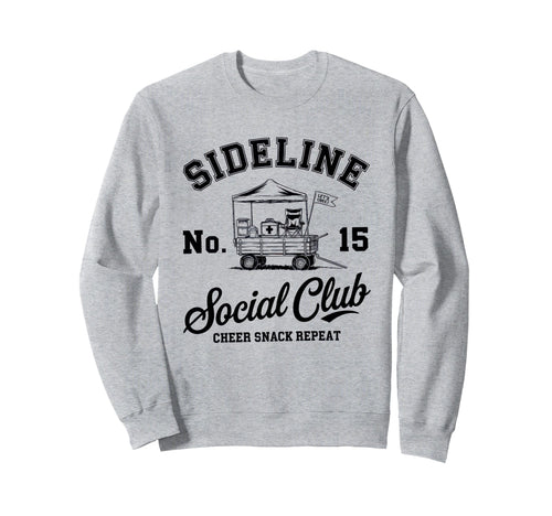 Sideline Social Club Soccer Mom Sweatshirt - Minimalist Print Men Women - T-Shirt, Sweatshirt, Hoodie